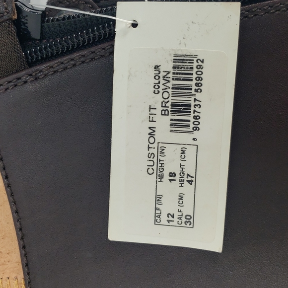 NWT TREDSTEP IRELAND CUSTOM FIT LEATHER HALF CHAPS WOMEN'S CALF 12" HIG… - Picture 15 of 16